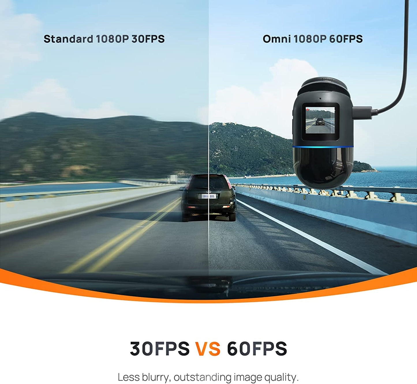 Dash Cam - 70mai Omni First 360° Rotating Dash Camera