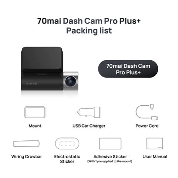 Xiaomi 70mai Dash Cam Pro Plus+ • See best price »